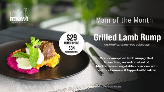 Grilled Lamb rump